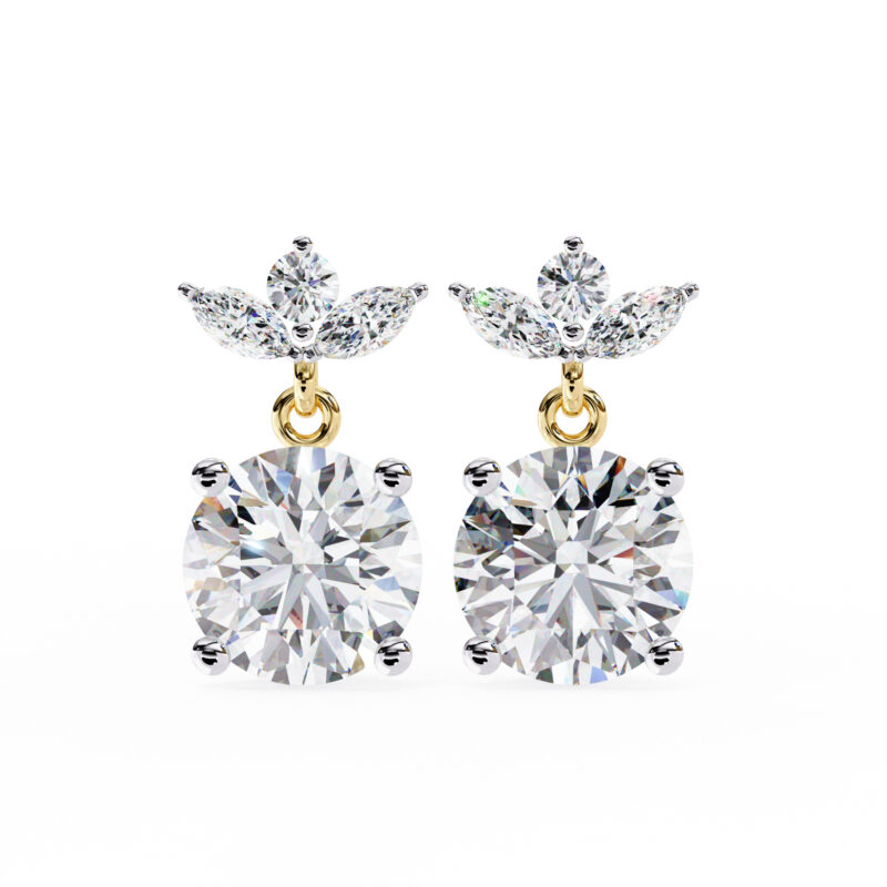 Moissanite Dangle Earrings For Women - Image 5