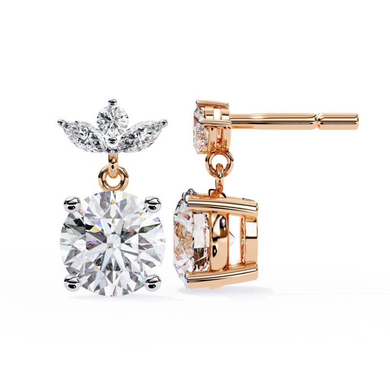 Moissanite Dangle Earrings For Women - Image 8