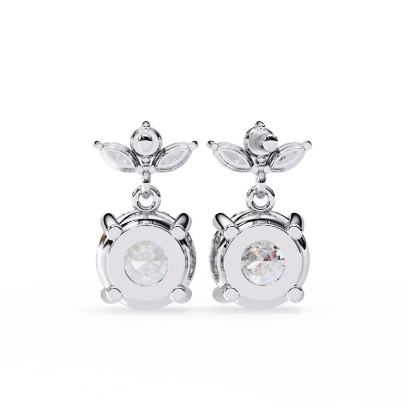 Moissanite Dangle Earrings For Women - Image 10