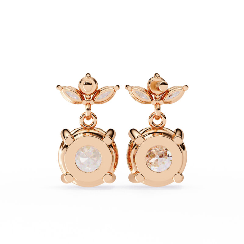 Moissanite Dangle Earrings For Women - Image 11