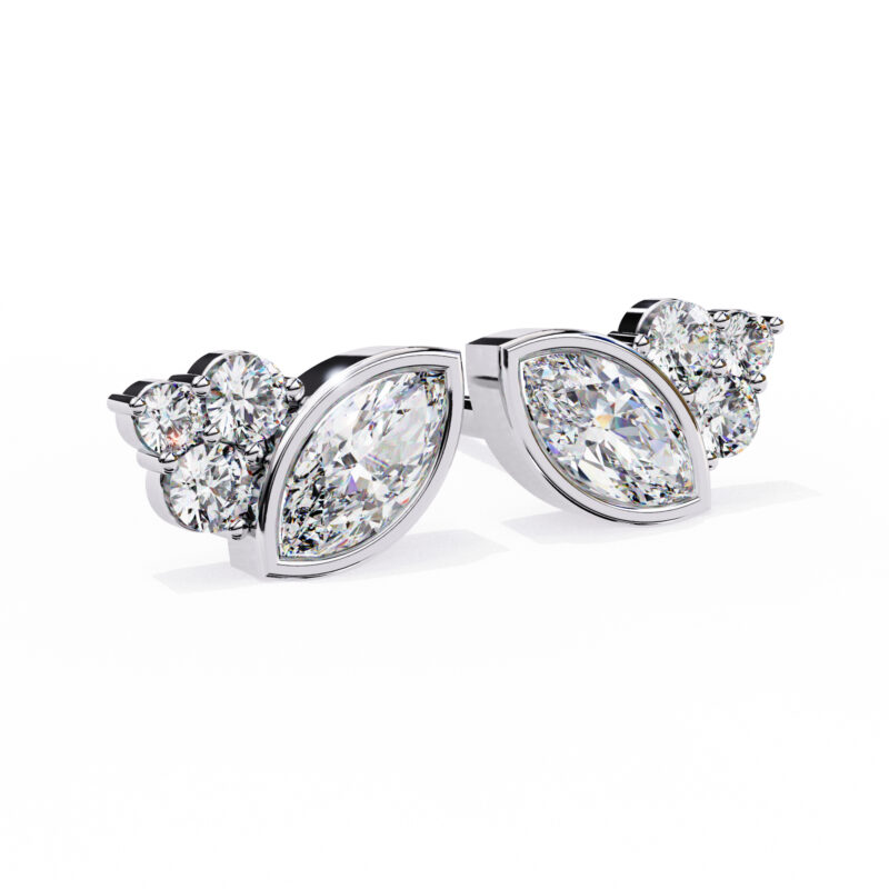 Moissanite Stud Earrings For Women - Image 9