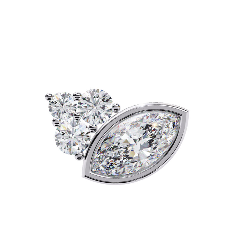 Moissanite Stud Earrings For Women - Image 3