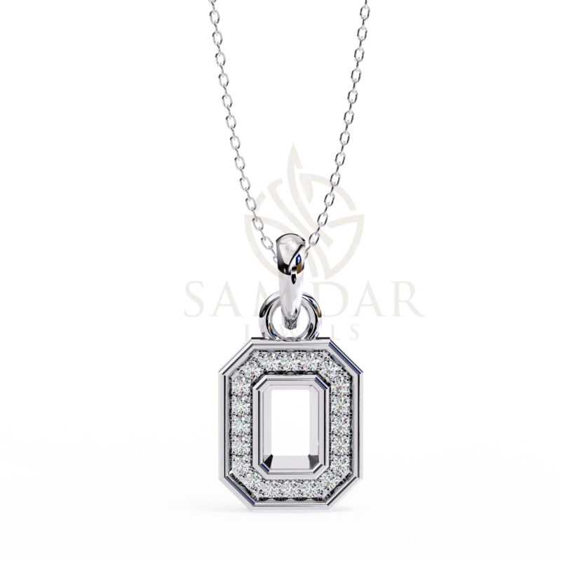 Round Moissanite Pendant Necklace For Women - Image 5