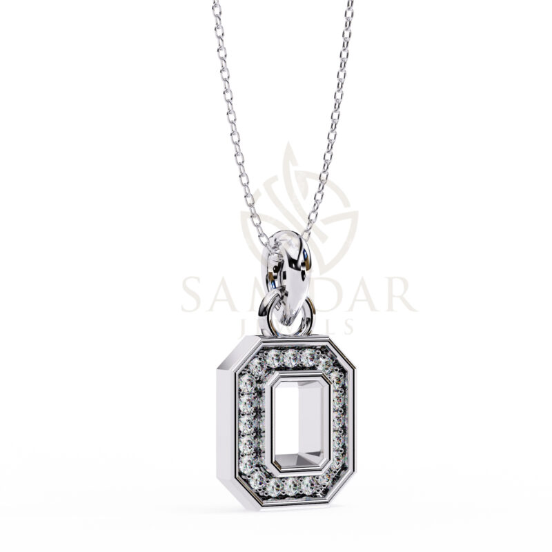 Round Moissanite Pendant Necklace For Women - Image 6