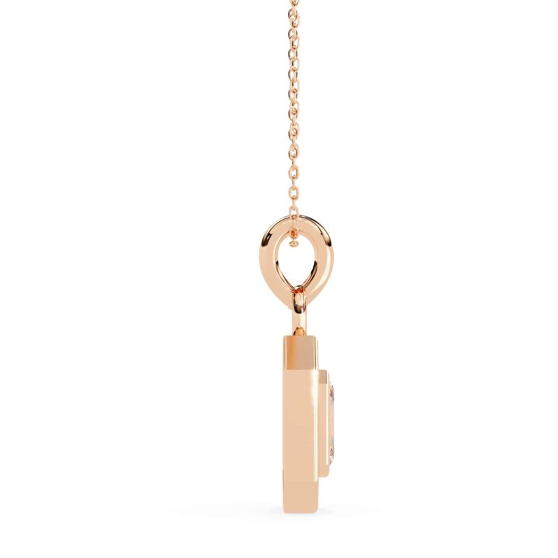 Emerald Moissanite Pendant Necklace For Women - Image 7
