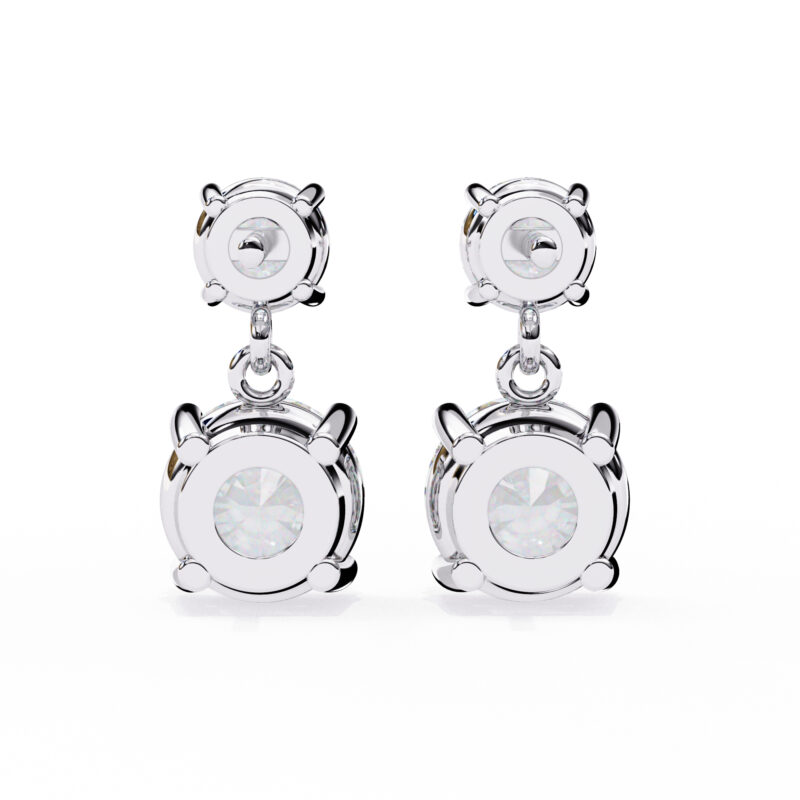 Moissanite Dangle Earrings For Women - Image 8