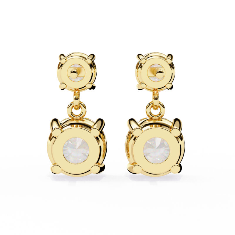 Moissanite Dangle Earrings For Women - Image 6