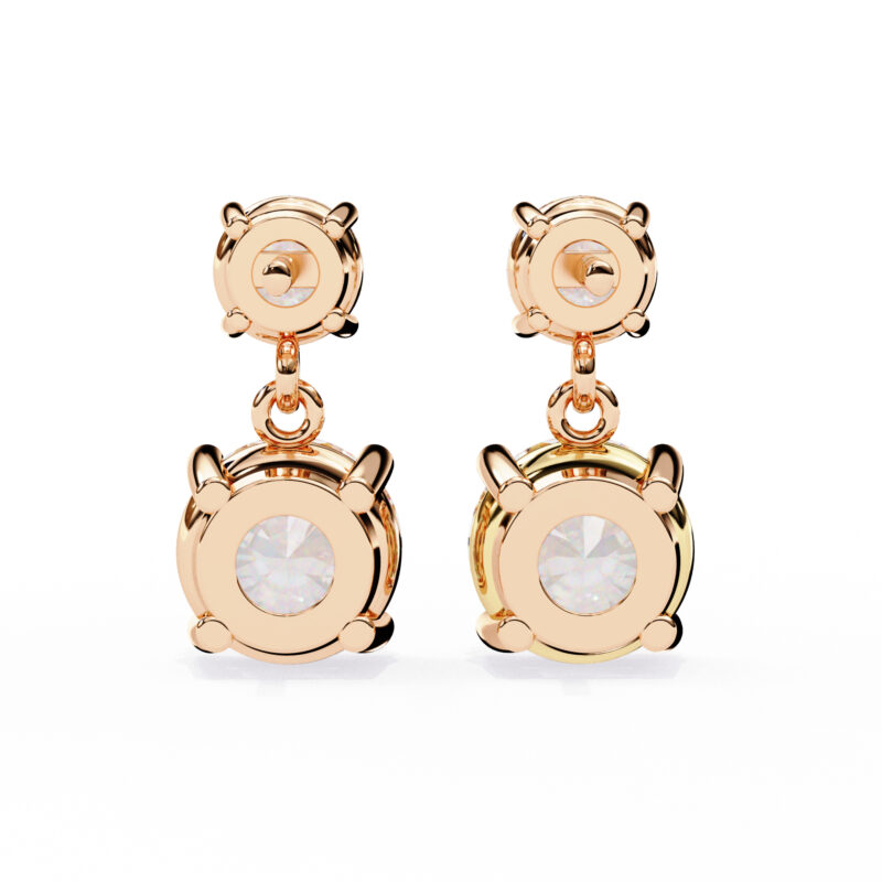 Moissanite Dangle Earrings For Women - Image 7