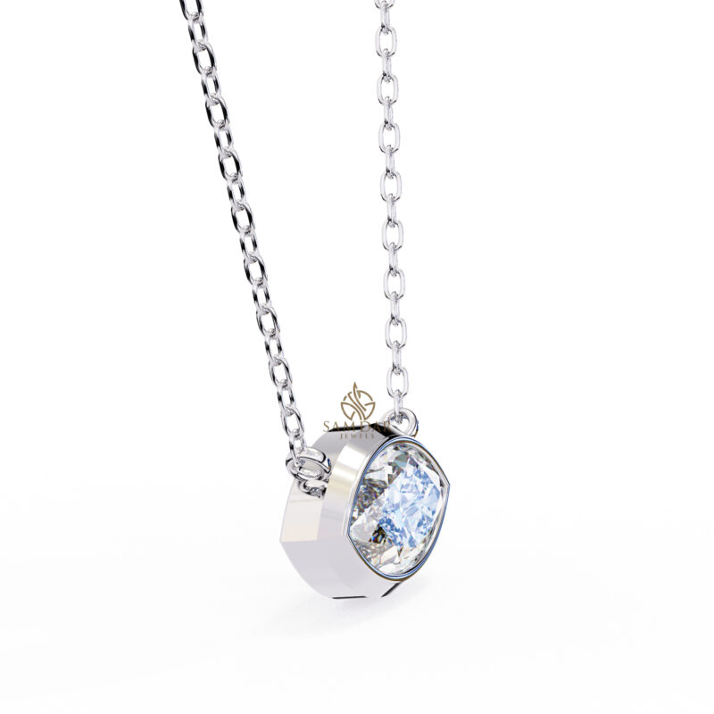 Marquise Moissanite Pendant Necklace For Women - Image 6