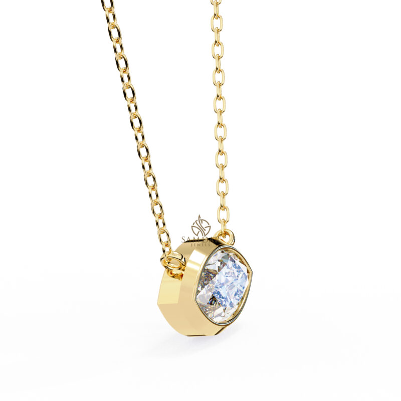 Marquise Moissanite Pendant Necklace For Women - Image 7
