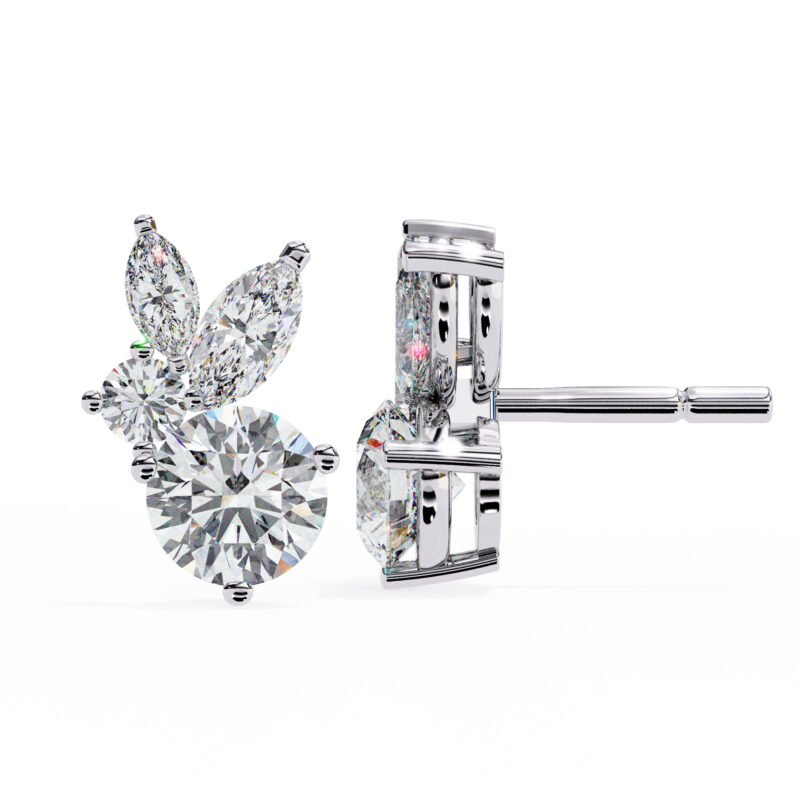 Moissanite Stud Earrings For Women - Image 10