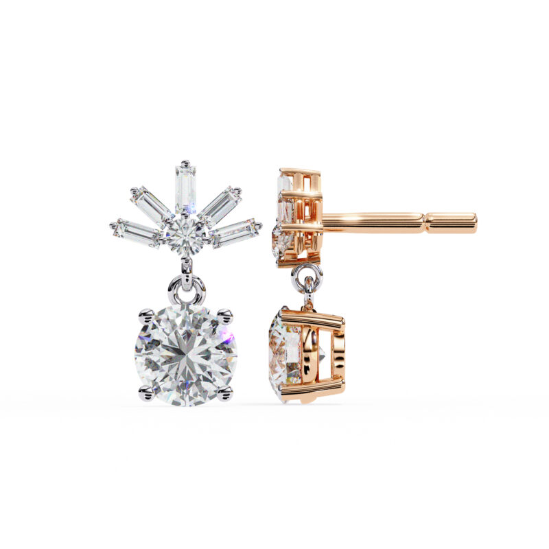 Moissanite Dangle Earrings For Women - Image 10