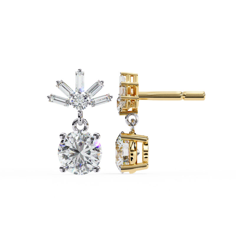 Moissanite Dangle Earrings For Women - Image 11