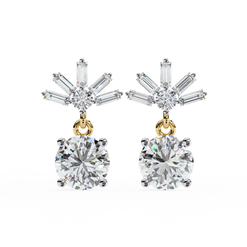 Moissanite Dangle Earrings For Women - Image 5