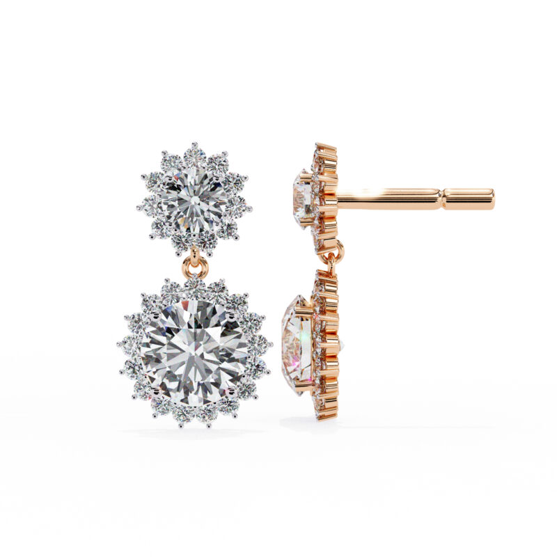 Moissanite Dangle Earrings For Women - Image 7