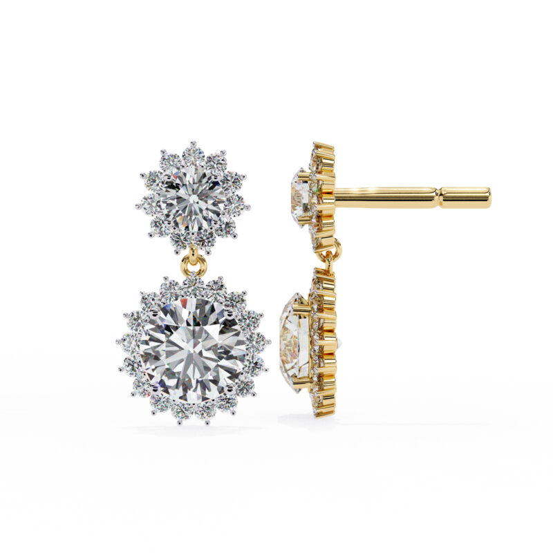 Moissanite Dangle Earrings For Women - Image 8