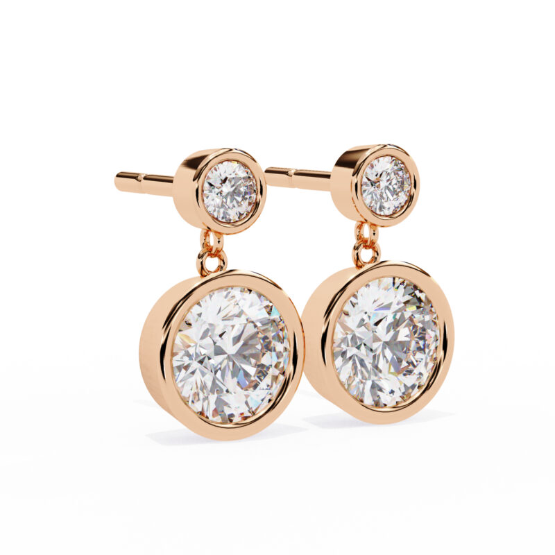 Moissanite Dangle Earrings For Women - Image 8