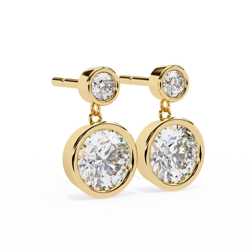 Moissanite Dangle Earrings For Women - Image 9