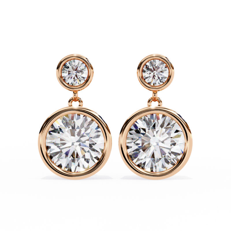 Moissanite Dangle Earrings For Women - Image 4