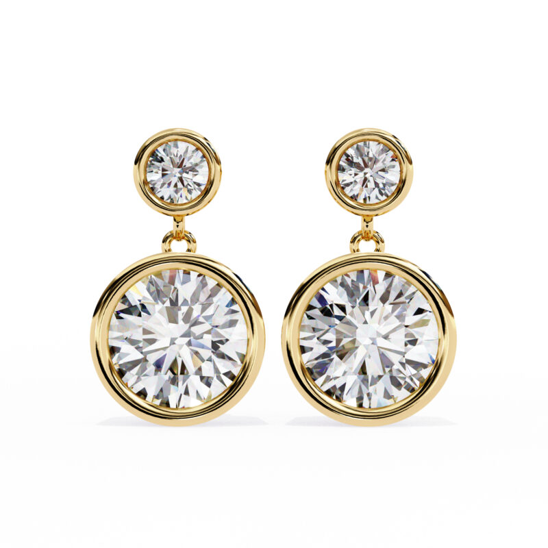 Moissanite Dangle Earrings For Women - Image 5