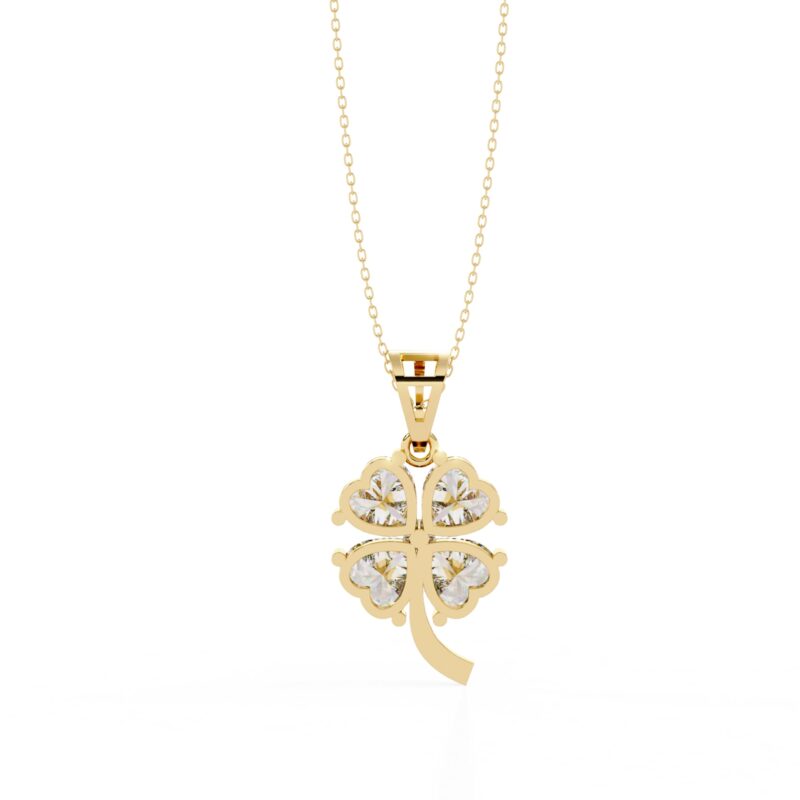 Heart Moissanite Pendant Necklace For Women