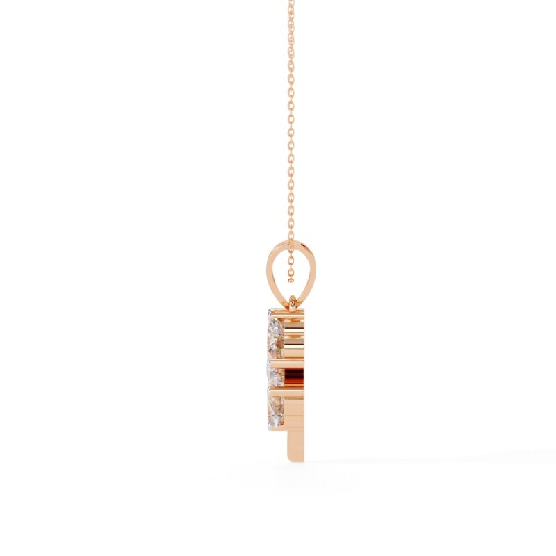 Heart Moissanite Pendant Necklace For Women - Image 5