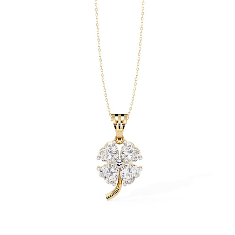 Heart Moissanite Pendant Necklace For Women - Image 8