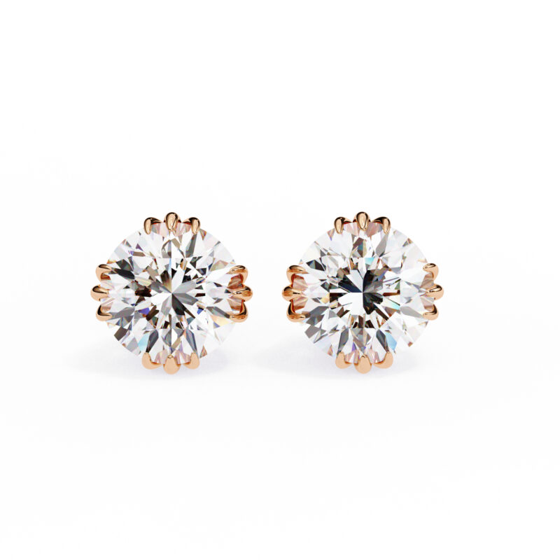 Moissanite Stud Earrings For Women - Image 3