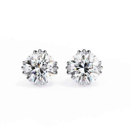 Moissanite Stud Earrings For Women