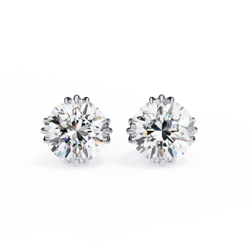 Moissanite Stud Earrings For Women
