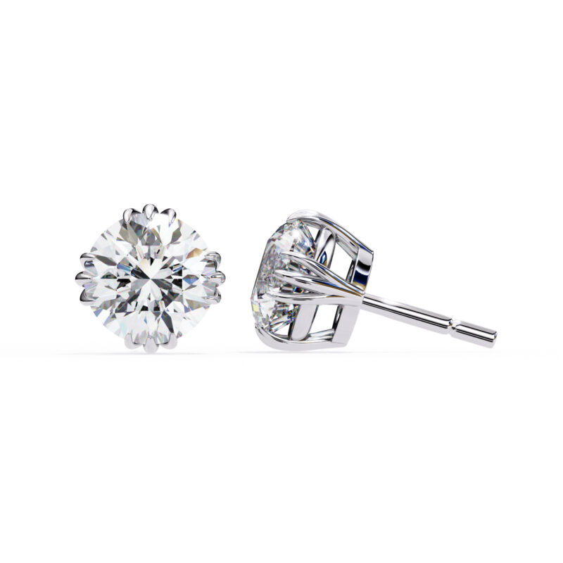 Moissanite Stud Earrings For Women - Image 9