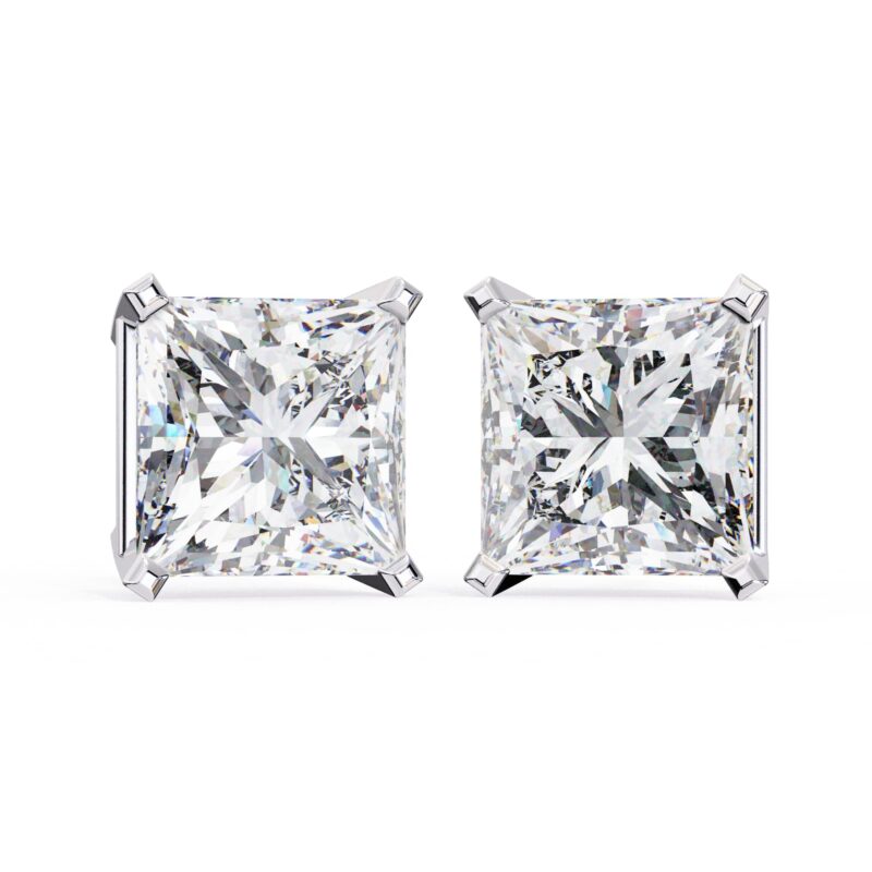 Moissanite Stud Earrings For Women