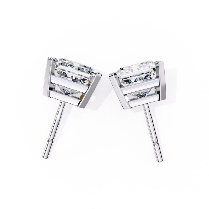 Moissanite Stud Earrings For Women - Image 5