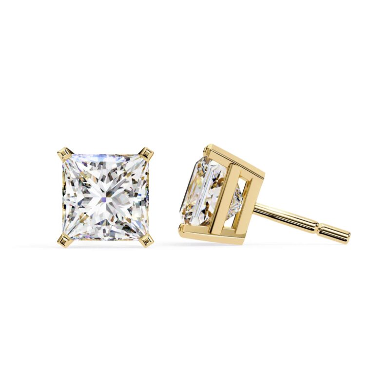 Moissanite Stud Earrings For Women - Image 2