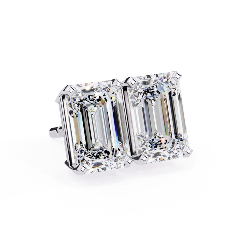 Moissanite Stud Earrings For Women - Image 7