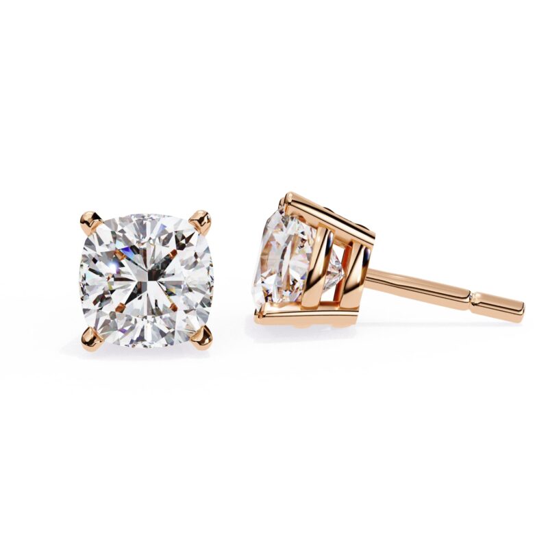 Moissanite Stud Earrings For Women - Image 3