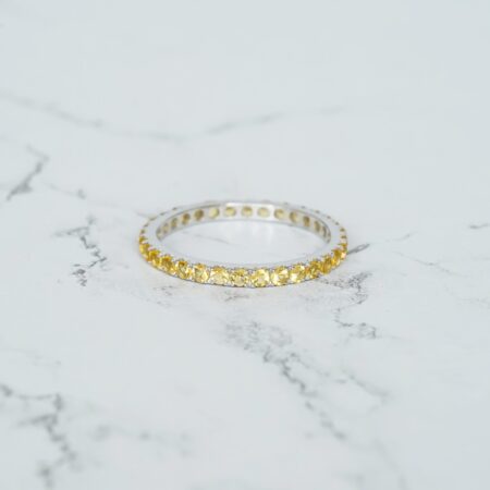 Citrine Wedding Band For Women