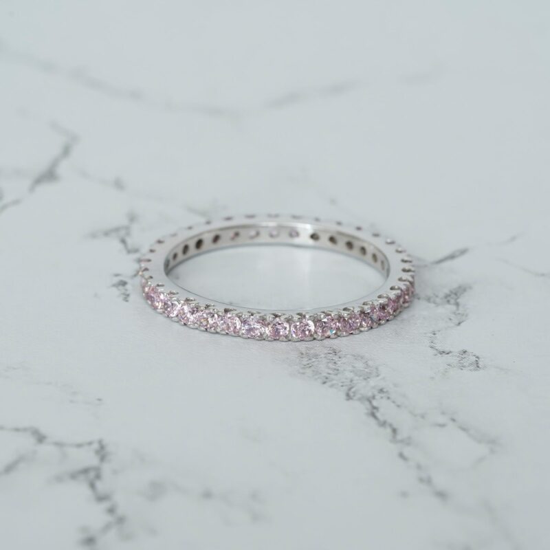 Morganite Wedding Band For Women