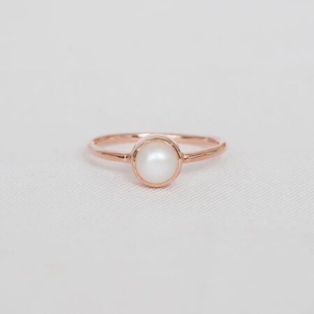 Round Pearl Ring for Women