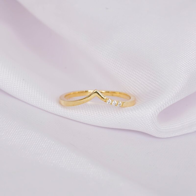 Diamond Wedding Band For Women - Image 3