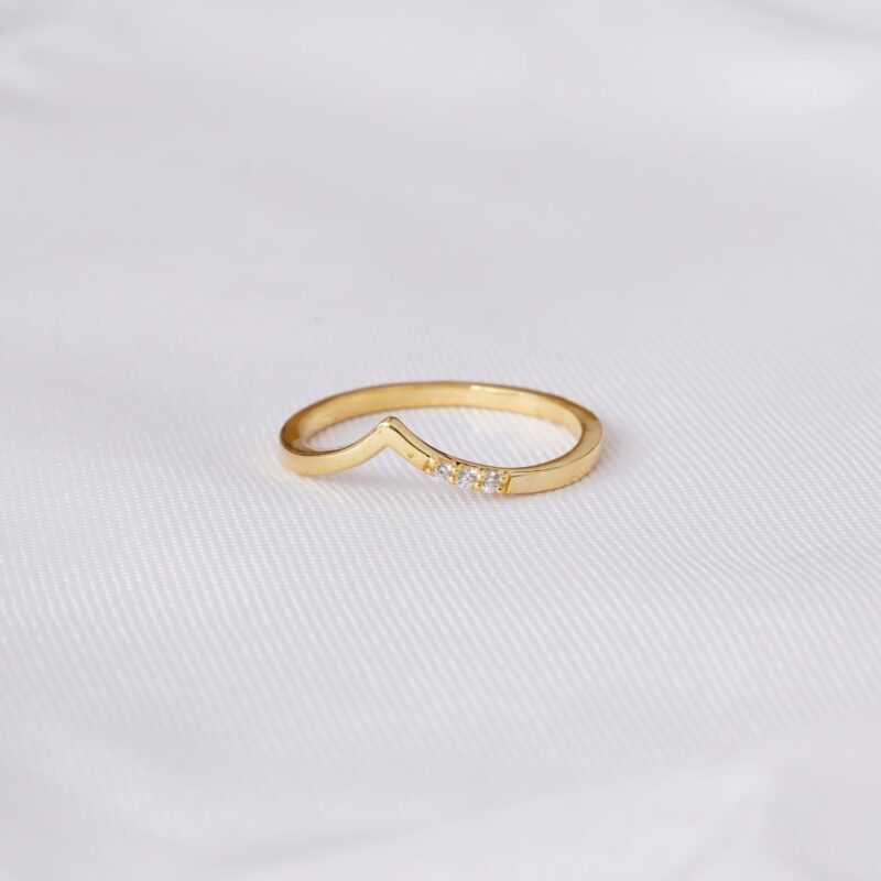 Diamond Wedding Band For Women - Image 4