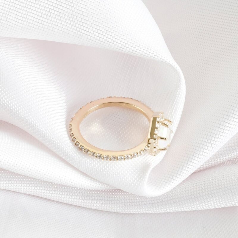 Moonstone Engagement Ring for Women - Image 4