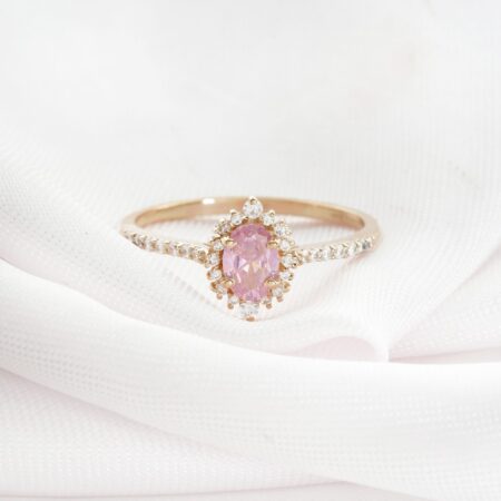 Amethyst Engagement Ring for Women