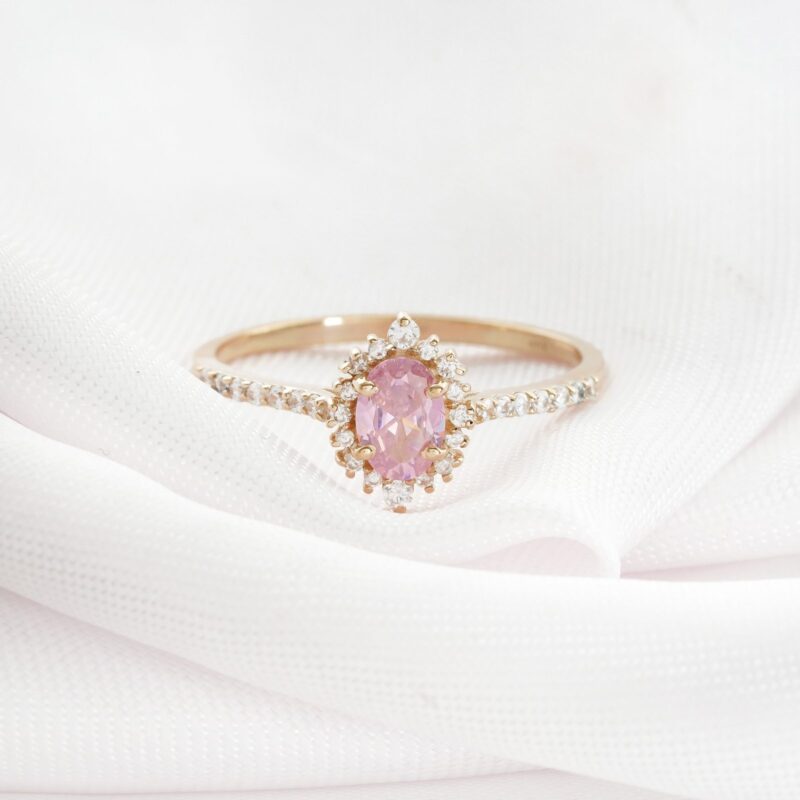 Amethyst Engagement Ring for Women