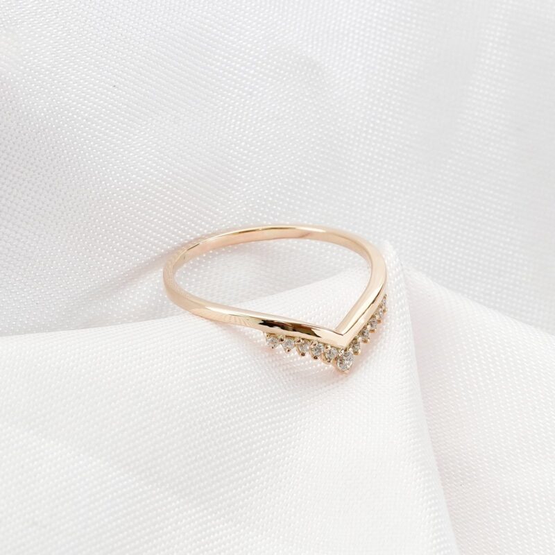 Diamond Wedding Band For Women - Image 3