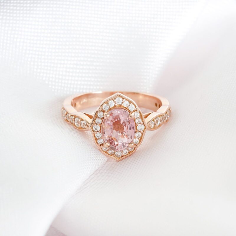 Amethyst Engagement Ring for Women