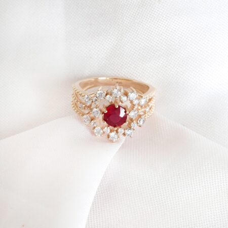 Ruby Engagement Ring for Women