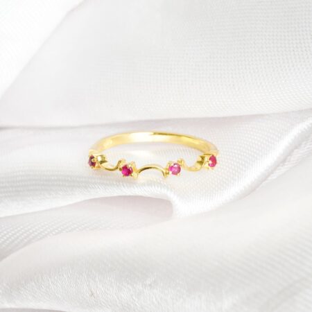Ruby Wedding Band For Women