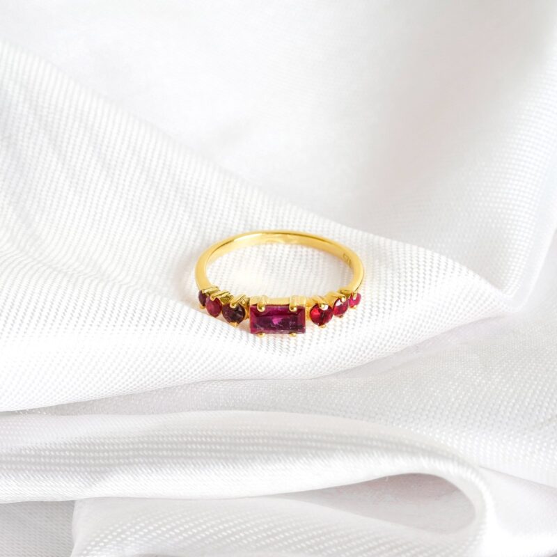 Ruby Wedding Band For Women