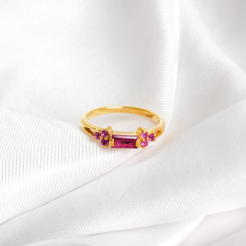 Ruby Wedding Band For Women